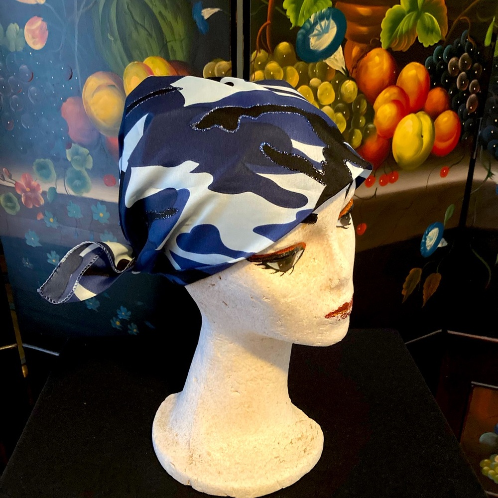 New Couture Camouflage Diva Rag (Head Scarf)